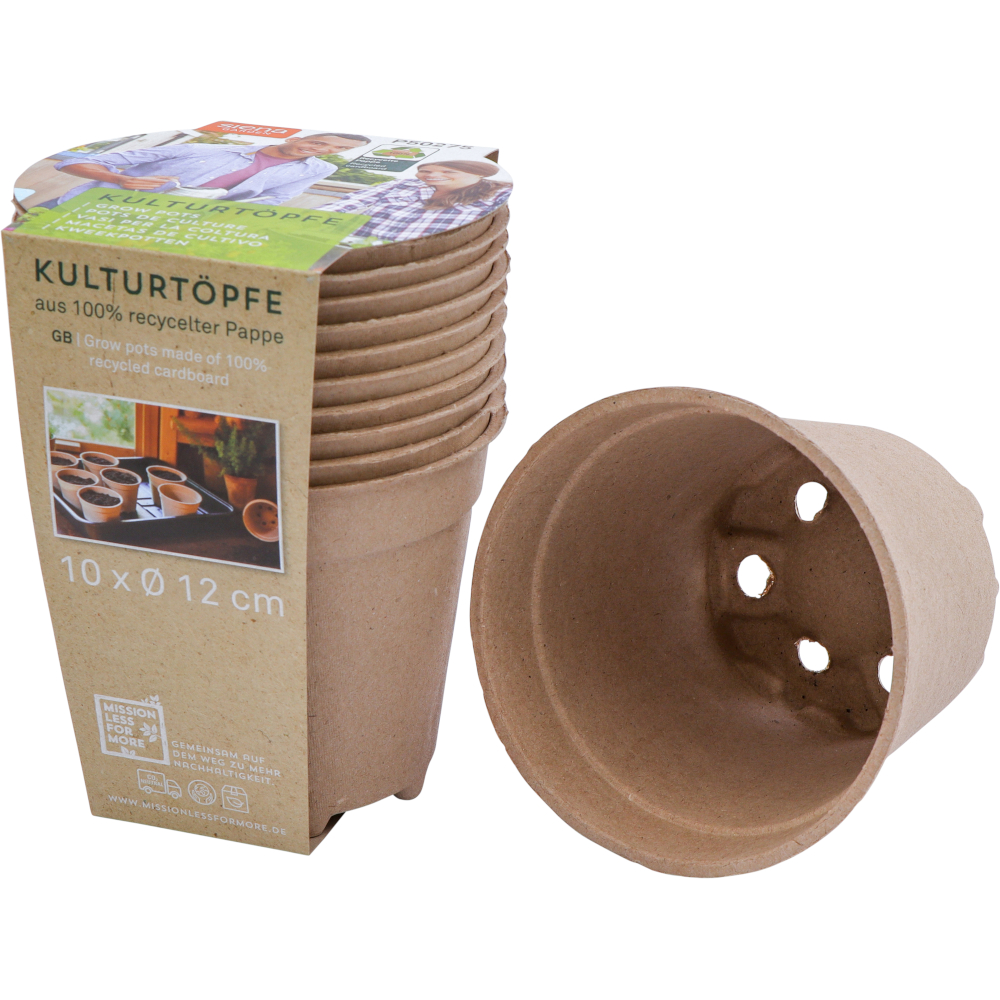 10er-Pack ECO-Kulturtöpfe Ø 12 cm 