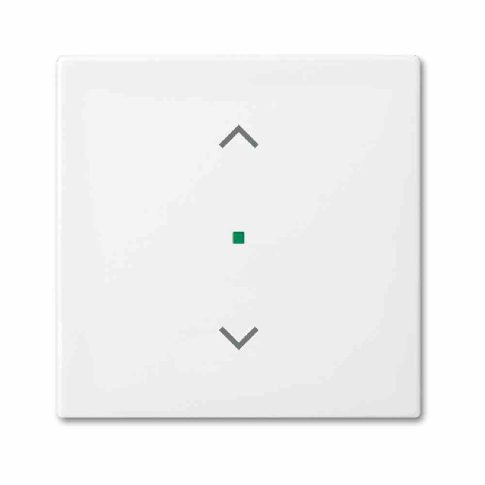 BUSCH-BALANCE SI Tastwippe, Bussystem KNX, 1f, alpinweiß, glänzend, Kunststoff, Thermoplast