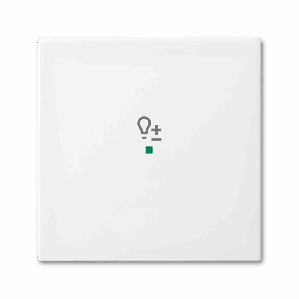 BUSCH-BALANCE SI Tastwippe, Bussystem KNX, 1f, alpinweiß, glänzend, Kunststoff, Thermoplast