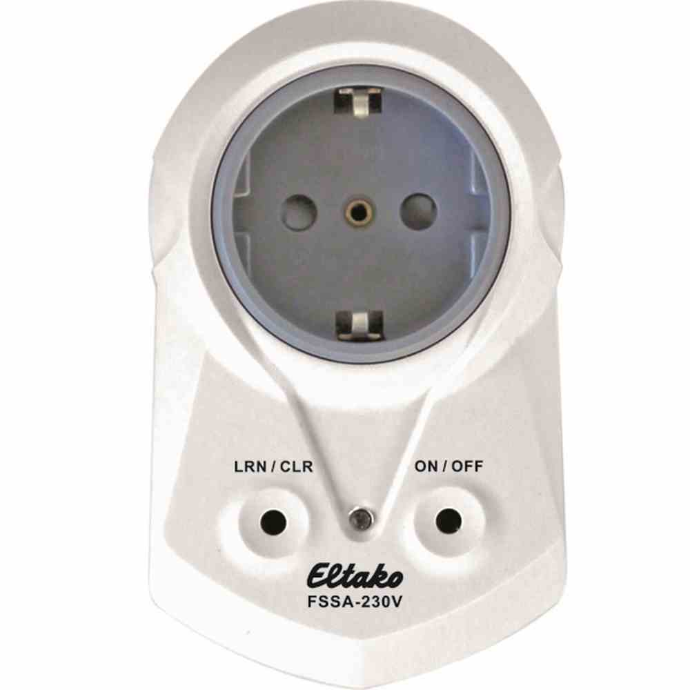 Schaltaktor, Bussystem Funkbus, 1Ausg, 10A, 2000W, 230V, Vor Ort-/Handbedienung 