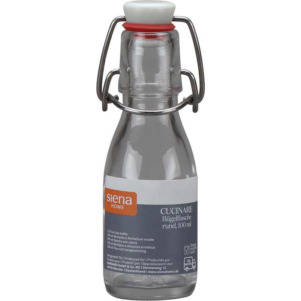 Bügelflasche "Cucinare" 100 ml rund 