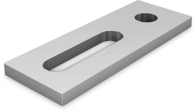 Aluminium Adapterblech