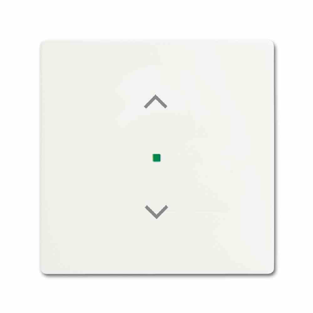 FREE@HOME Tastwippe, Bussystem KNX, 1f, studioweiß, matt, Kunststoff, Thermoplast