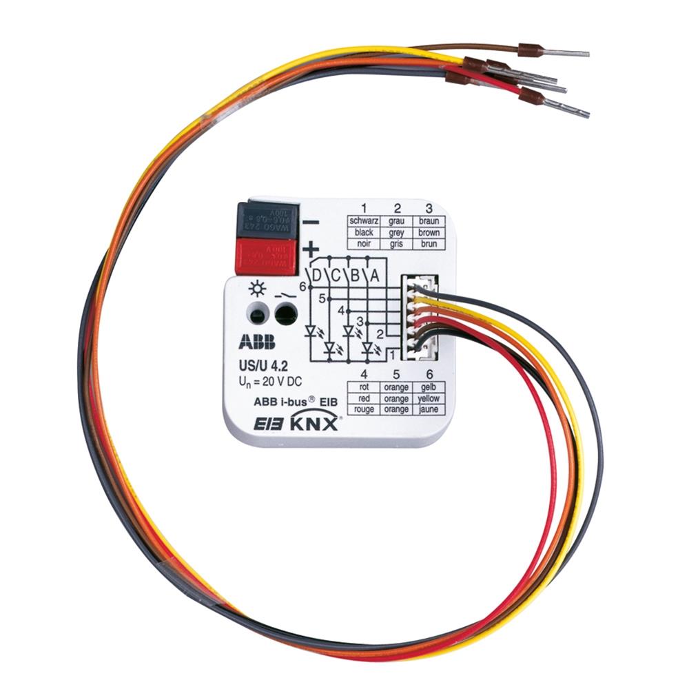 Binäreingang, Bussystem KNX, Unterputz, 4f 