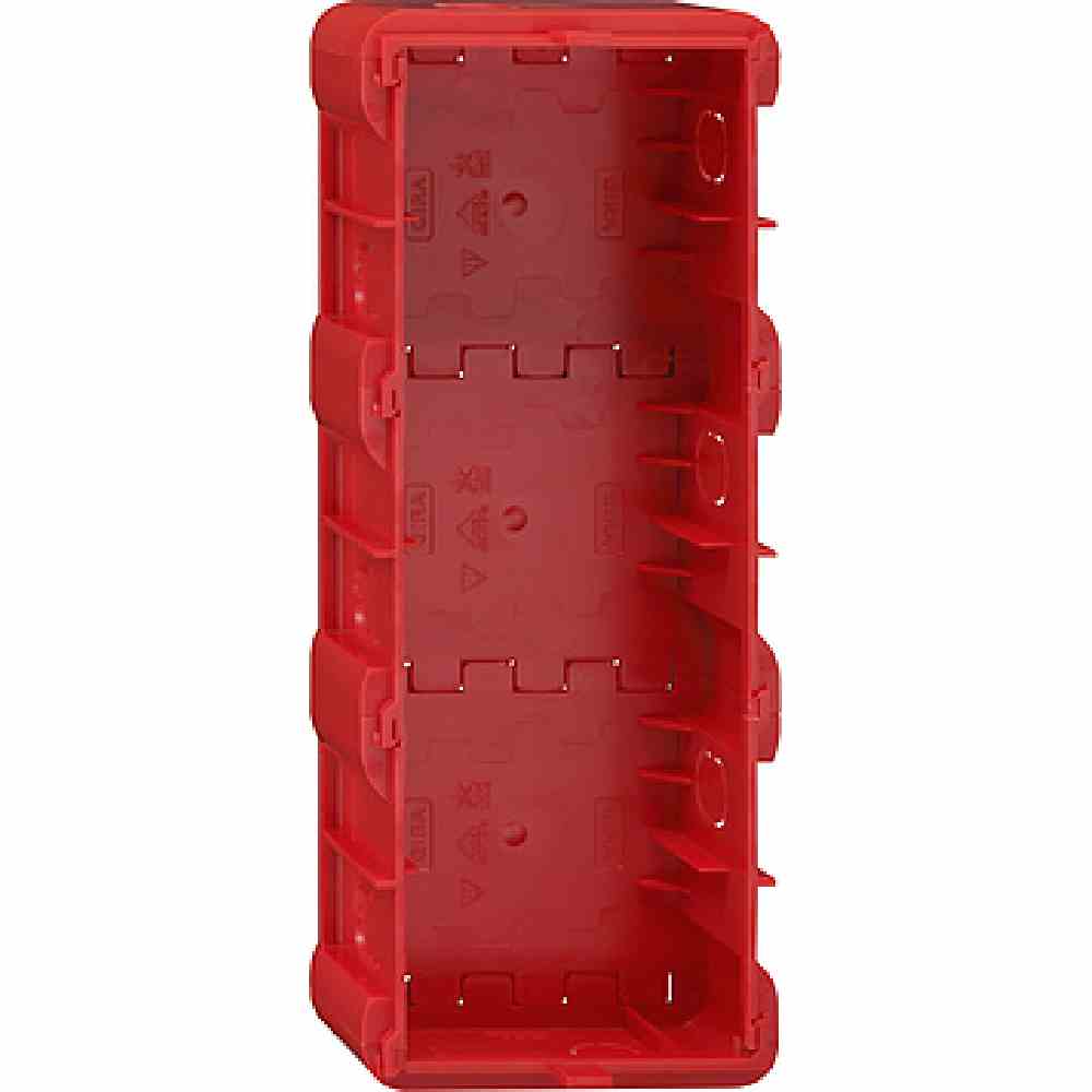 E22 Gerätedose UP, Kunststoff, quadratisch, Gehäusedurchführung durch Ausbrechöffnung, 233,5x92,5x64mm, 289300