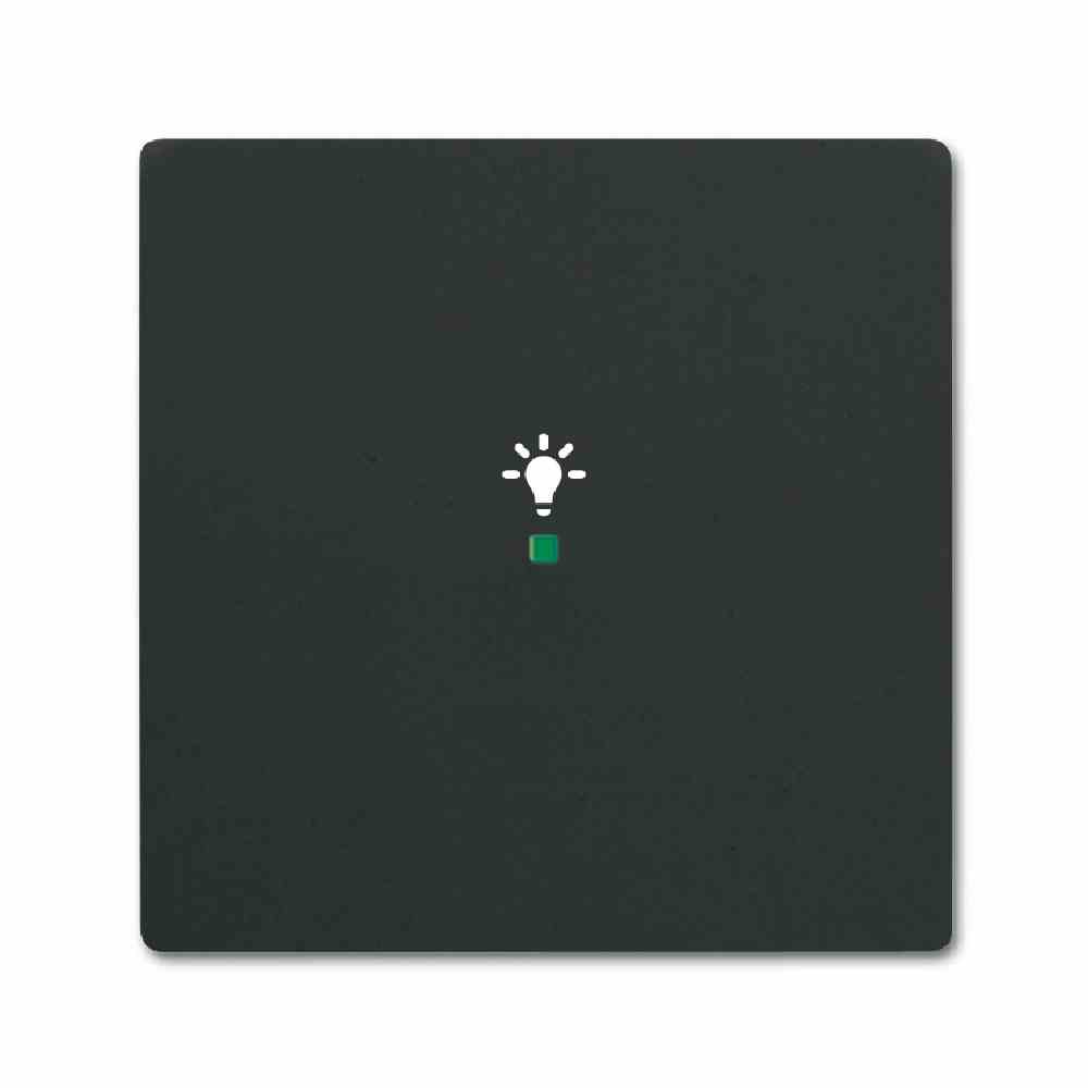 FREE@HOME Tastwippe, Bussystem KNX, 1f, schwarz, matt, Kunststoff, Thermoplast 